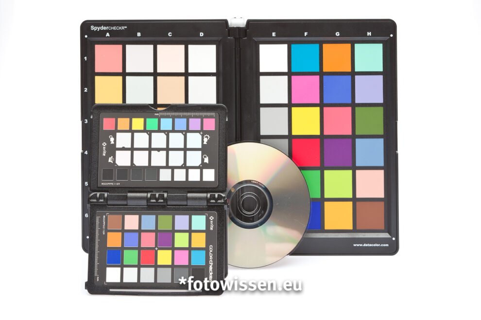 Kamerakalibrierung X-rite Colorchecker Passport und Datacolor Spydercheckr