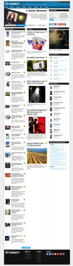 Online Magazin connect.dpreview.com mit Infos rund um Smartphone Fotografie