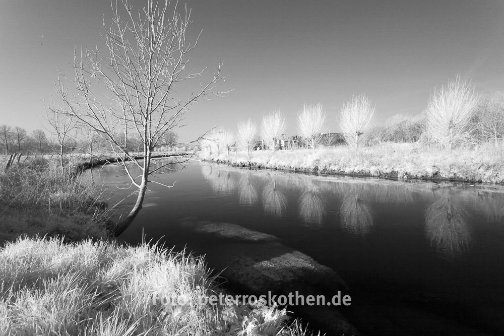 Besondere Monochrome Infrarote Fotos am Niederrhein