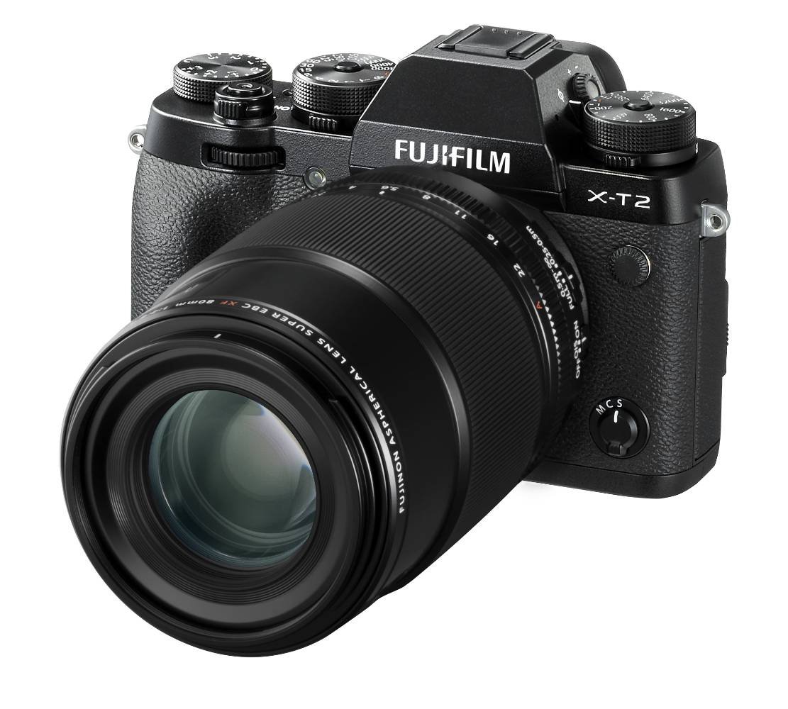 Fujifilm X-T2 mit XF 80 mm /2,8 R LM OIS WR Makro schwarz