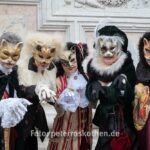 Raubkatzen - Masken vor Chiesa di San Zaccaria
