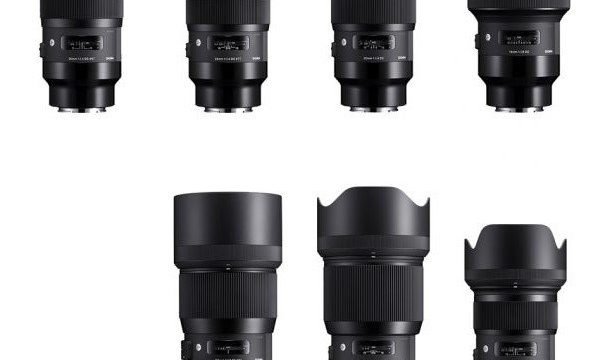 Sigma kündigt 9 neue Art-Objektive für Sony E-Mount Kameras mit Vollformat-Sensor an