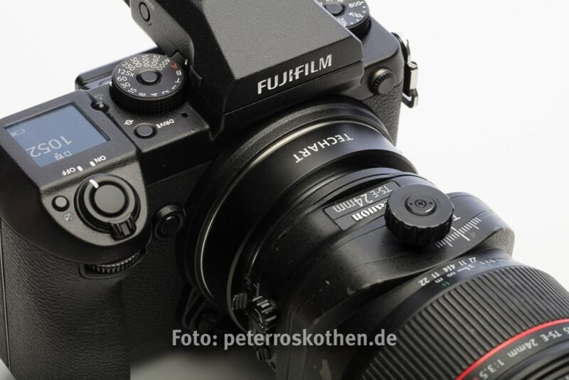 Fujfilm GFX 50S mit Canon Objektiven - Techart Adapter - Fujifilm GFX 50S mit Canon TS-E 24mm F/3.5 