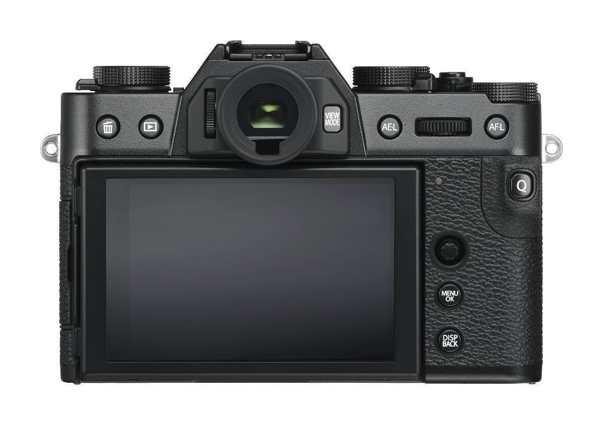 Fujifilm X-T30 schwarz Rückseite - Test Fujifilm X-T30 DSLM - Video Details Vergleich