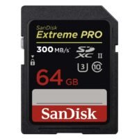 SanDisk Extreme PRO 64 GB SDXC-Speicherkarte bis zu 300 MB/Sek, UHS-II, Class 10, U3
