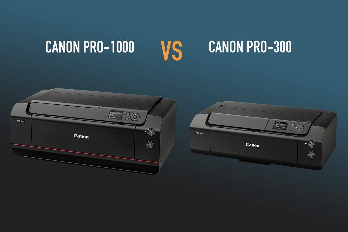 Fine-Art-Drucker Canon PRO-300 versus PRO-1000