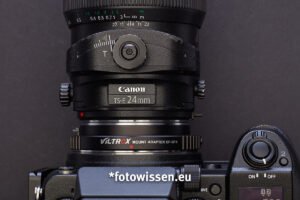 Viltrox EF-GFX Adapter mit Canon TS-E 24mm