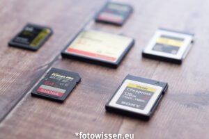 Die besten Speicherkarten für Kameras - SD, CFexpress, Compact Flash