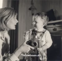 Mutter Ulla und Peter beim Fotolehrgang