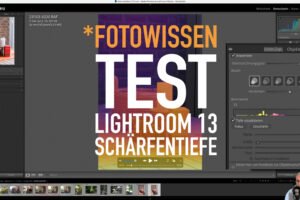 Adobe Lightroom Classic 13 im Test Objektivunschärfe / Schärfentiefe